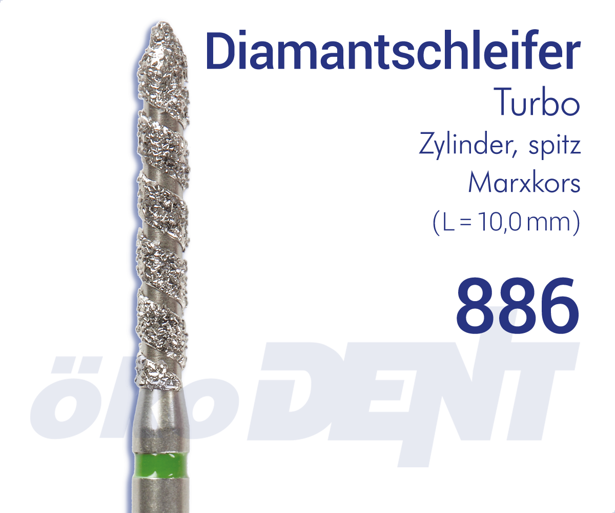 Turbo-Diamant T886 - Zylinder, spitz - Marxkors