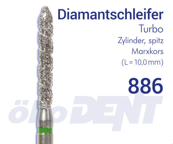 Turbo-Diamant T886 - Zylinder, spitz - Marxkors