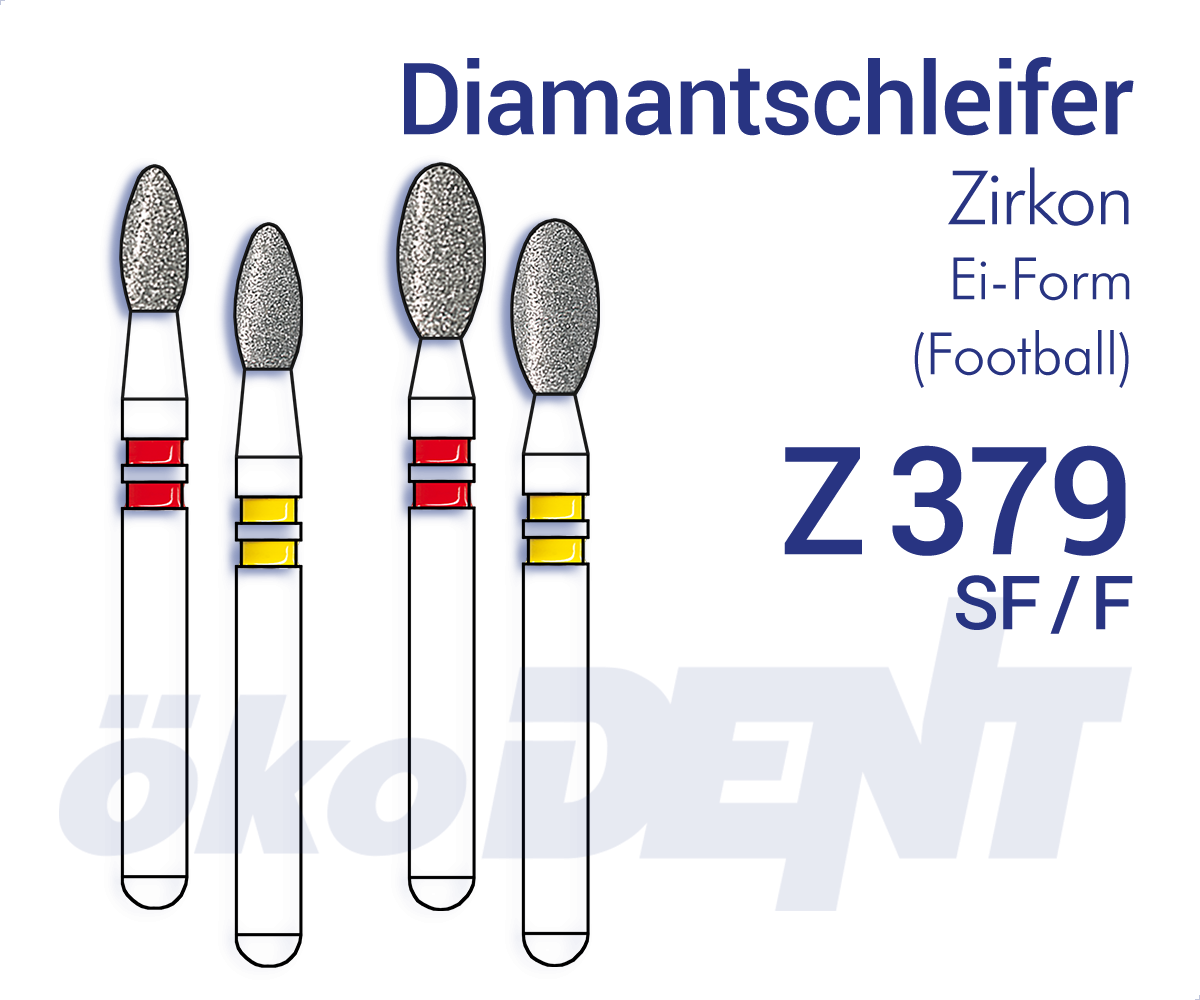 ZIRKON-Diamantschleifer Z379 – ökoDENT, Polierscheiben und -streifen