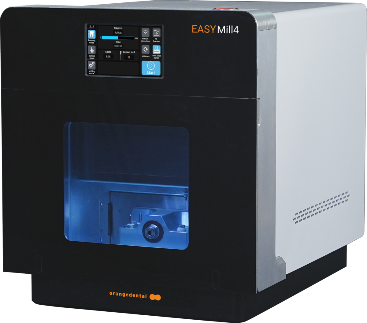 EASY Mill 4 – orangedental, Dental Mills