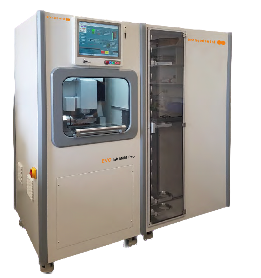 EVO labMill5 Pro – orangedental, Milling and Grinding Machines
