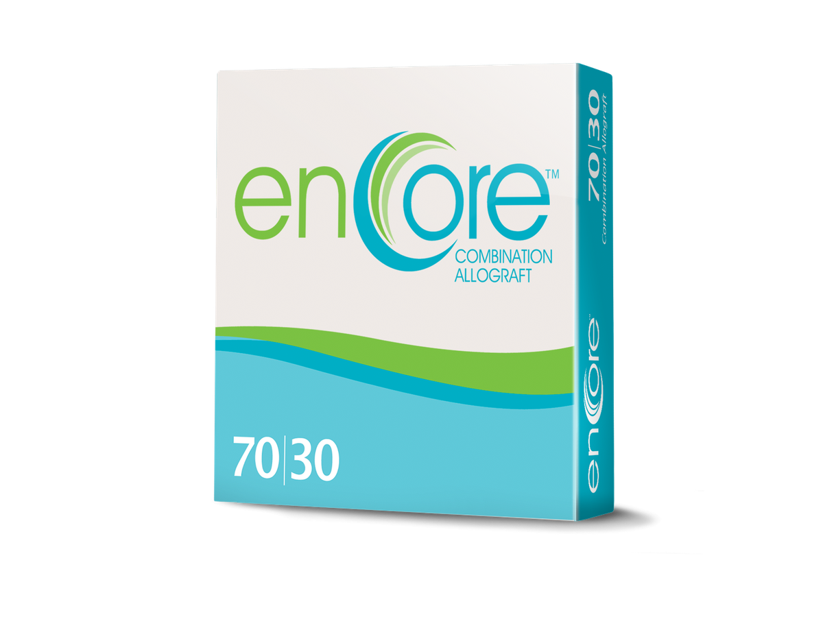 enCore® 70/30 Combination Allograft (FDBA & DFDBA) – Osteogenics, Bone Graft Materials