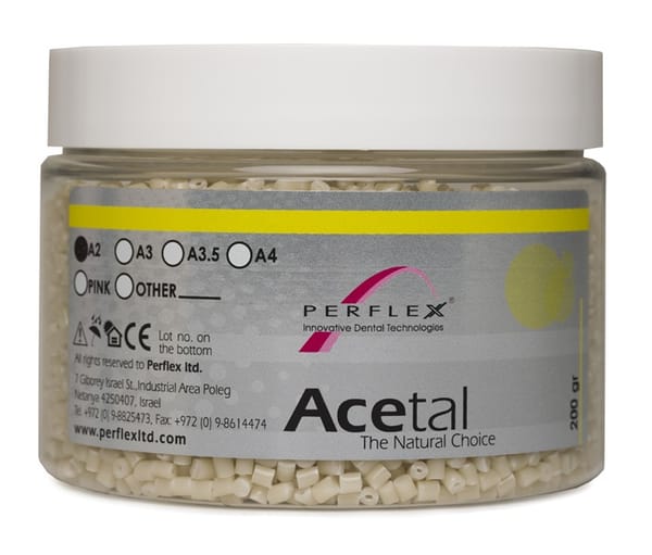 Acetal perflex aesthetic dentures