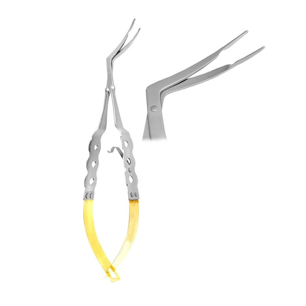 Tunneling-Gewebetransplantat-Pinzette, gebogen rechts