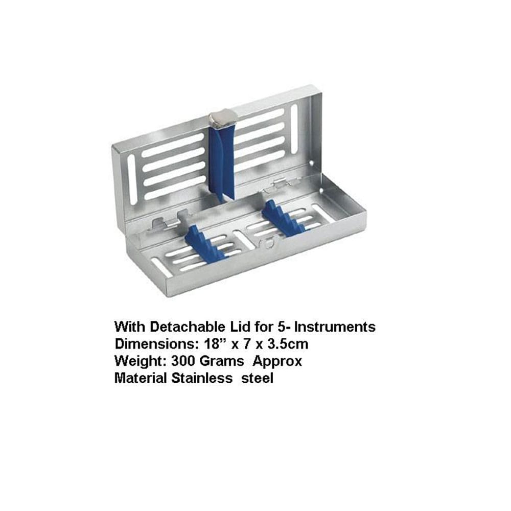 Sterilisationskassette für 5 Dentalinstrumente – Precision Dental, Trays, Sterilcontainer und Zubehör