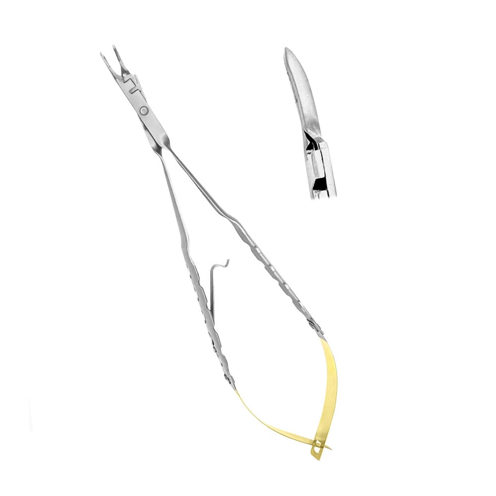 Micro Needle Holder Cutting Edge, Thumb-Lock, CVD 18cm – Precision Dental, Surgical Instruments