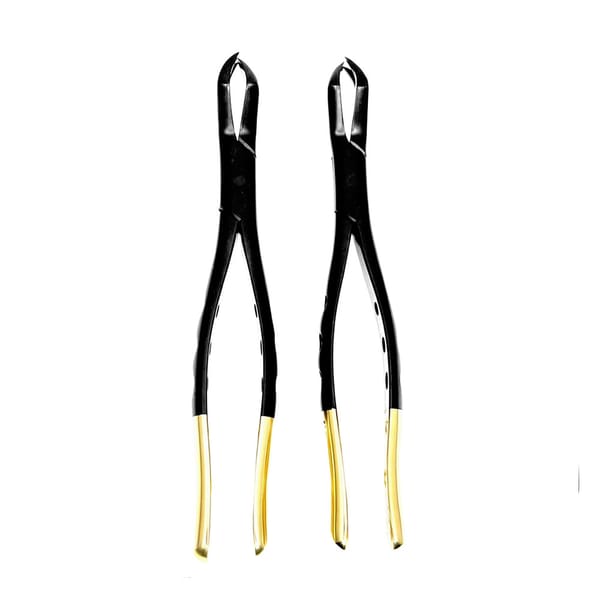 Coffret de daviers d'extraction Fig. 88R – 88L molaires supérieures BLACK-GOLD