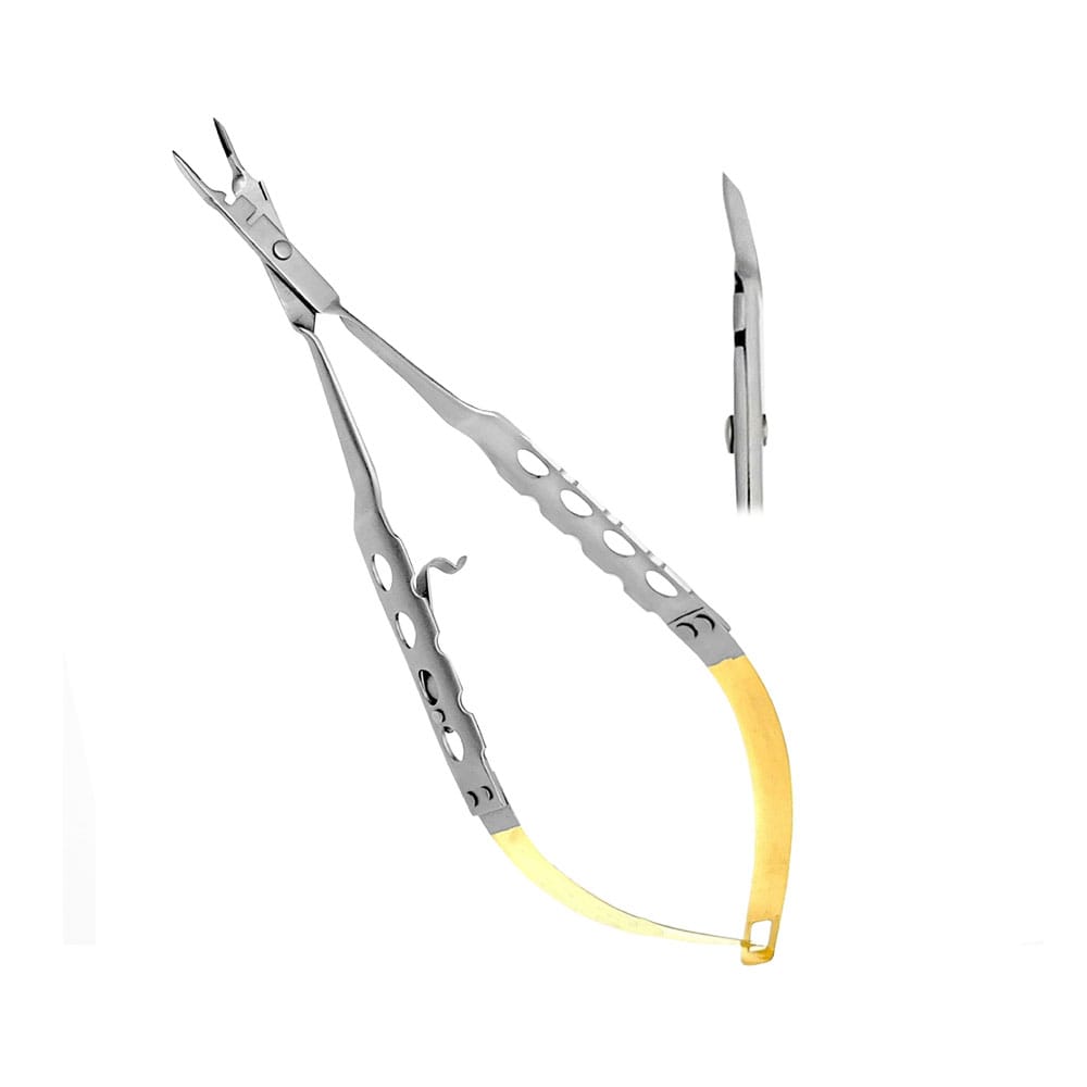 Needle Holder Micro with Cutting Edge, Thumb-Lock, CVD 15cm – Precision Dental, Chirurgische Instrumente