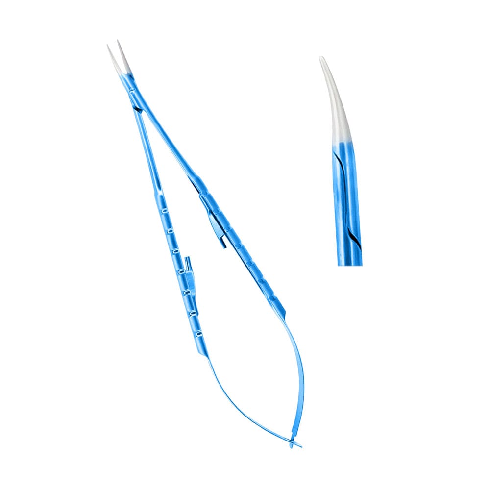 Titan-Micro-Castroviejo-Nadelhalter gebogen 18 cm – Precision Dental, Chirurgische Instrumente
