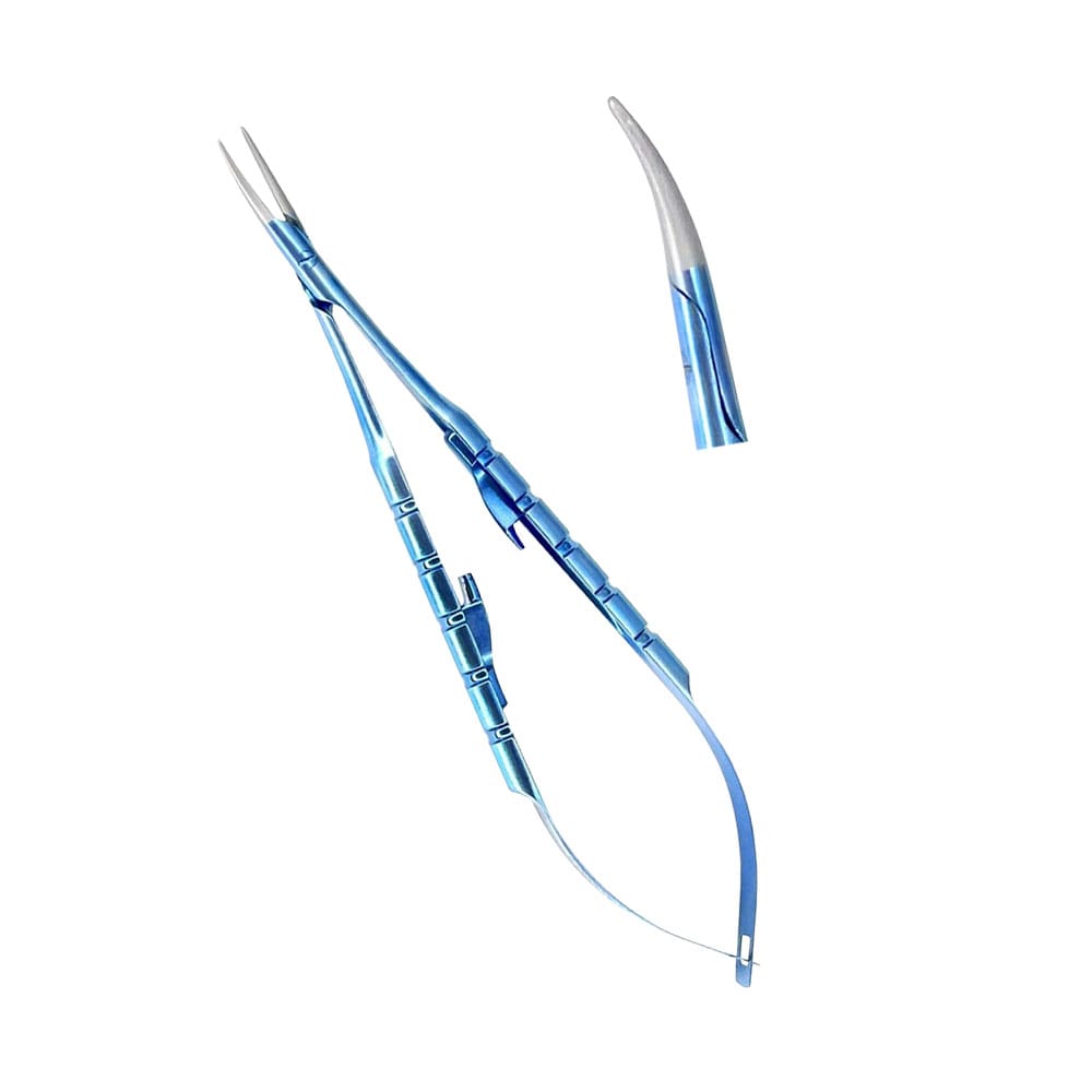 Micro Castrovijo Needle Holder Curved 14cm Titanium – Precision Dental, Surgical Instruments