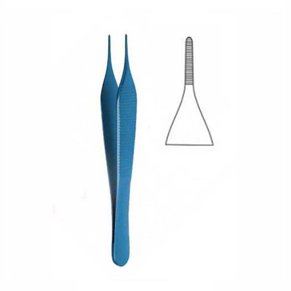 Tissue Pliers, Adson, Titanium, anatomical, 120mm – Precision Dental, Tweezers