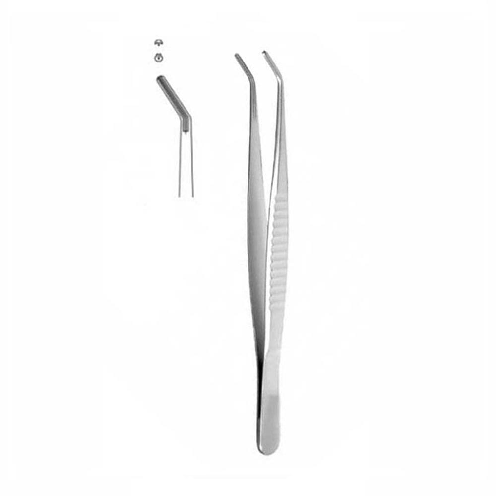 Tissue pliers, DeBakey, curved, 15cm – Precision Dental, Tweezers