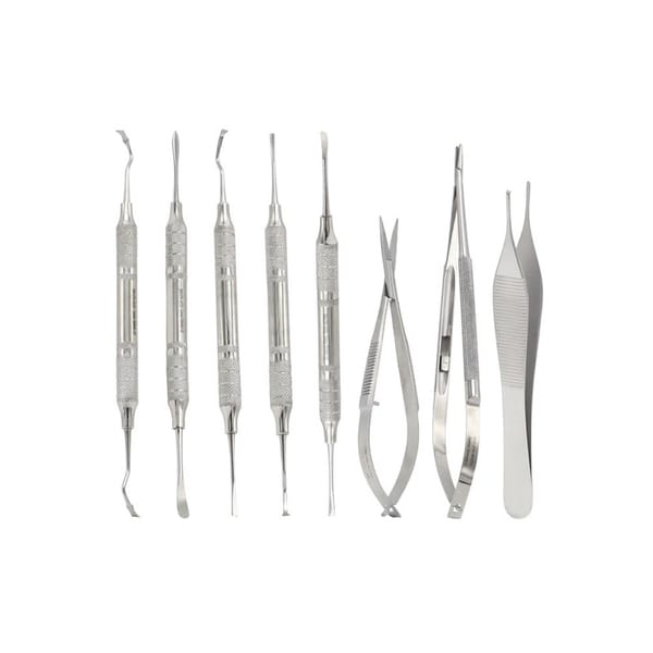 Coffret de 7 instruments de microchirurgie