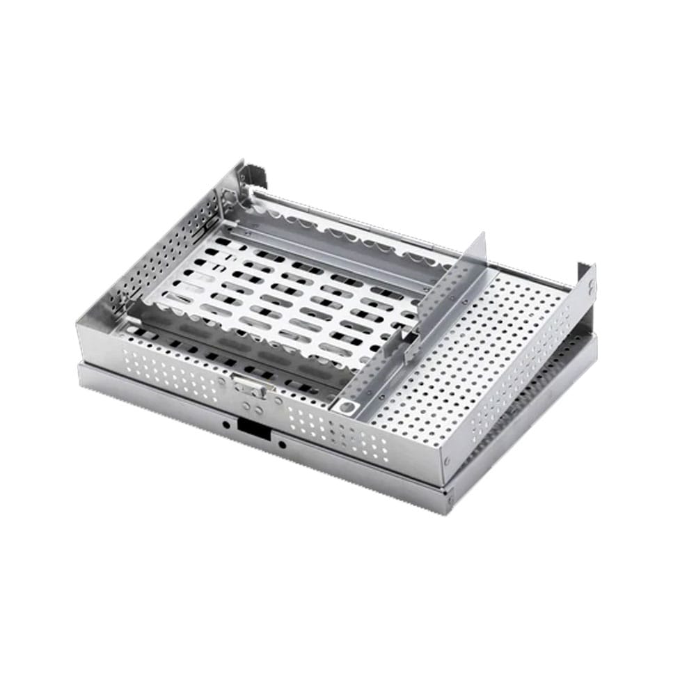 Cassette FlipTop™ 'E' – Rack fixe 15 avec séparateur standard – Precision Dental, Trays, Sterilization Containers and Accessories