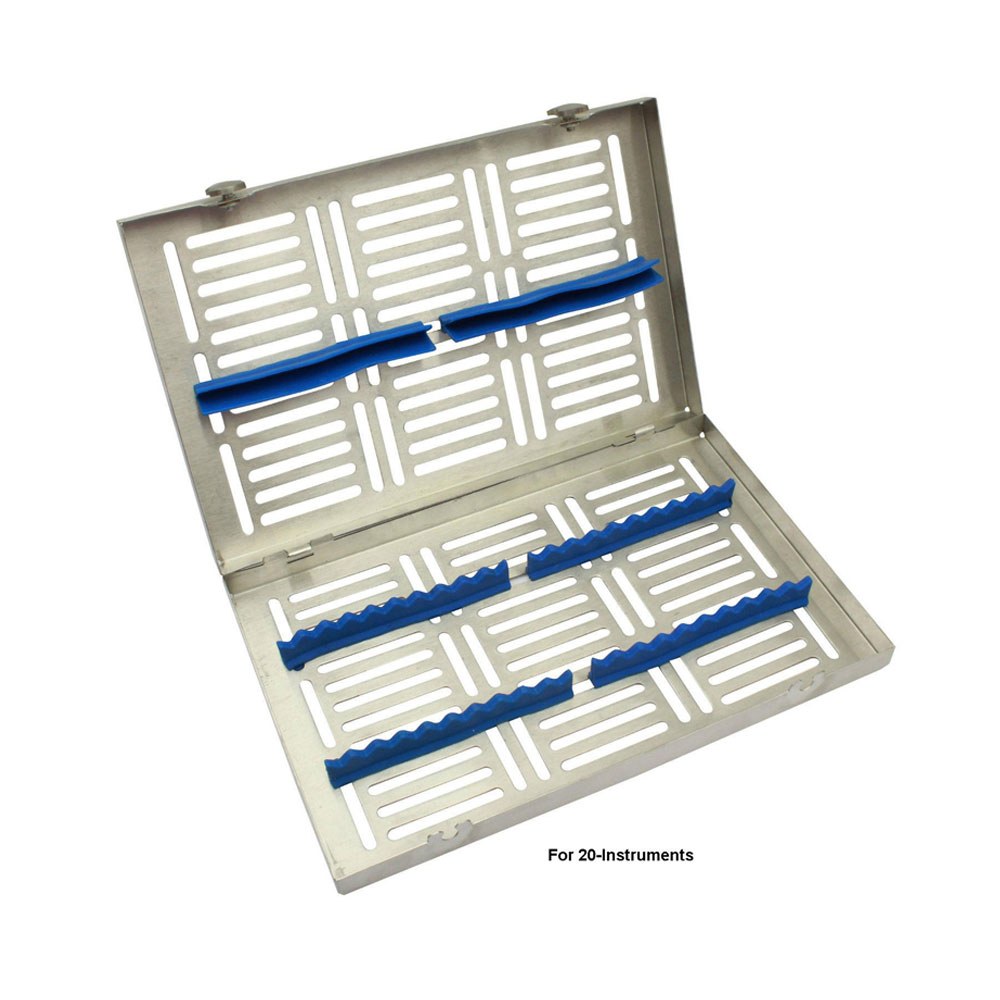 Sterilisationskassette für 20 Dentalinstrumente – Precision Dental, Sterilization Containers & Trays
