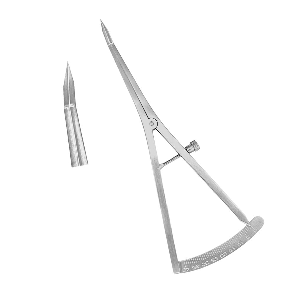 Castroviejo-Messzirkel 17 cm CVD – Precision Dental, Chirurgische Instrumente