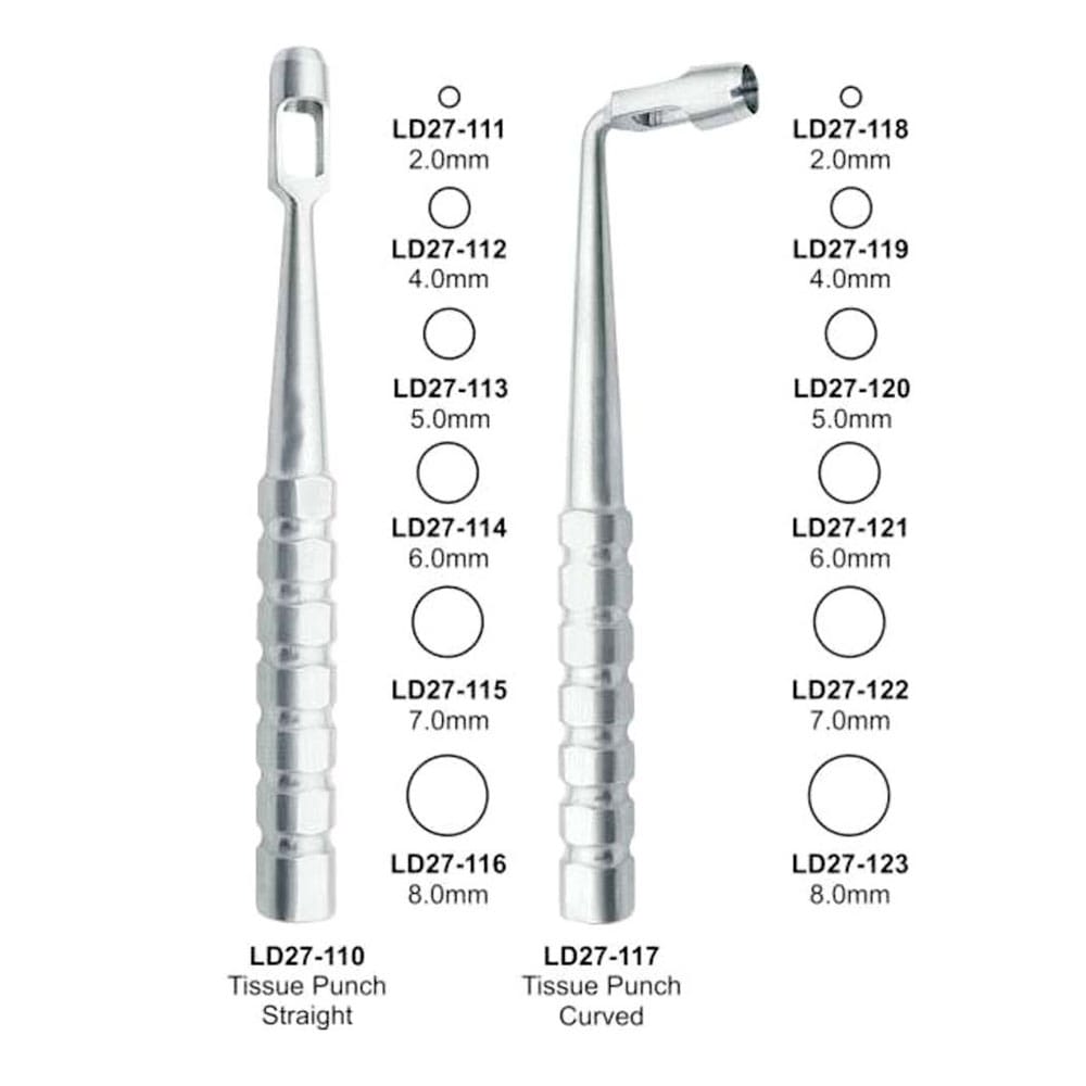 Schleimhautstanzen-Set, 12-teilig – Precision Dental, Implantologie
