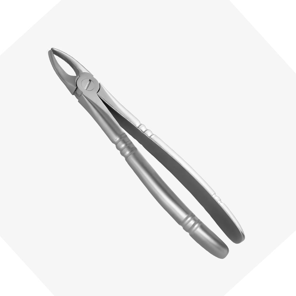 Extraktionszange mit rutschfestem Profil für obere Schneidezähne und Eckzähne – Precision Dental, Extraktionszangen
