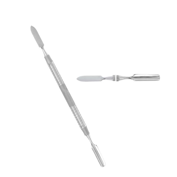 Spatule de mélange double extrémité