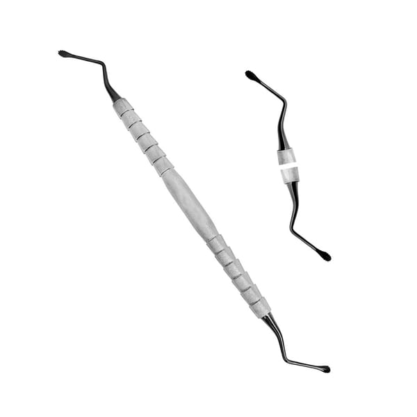 Lucas Knochenlöffel mikrogezahnt 3 mm – SCHWARZ