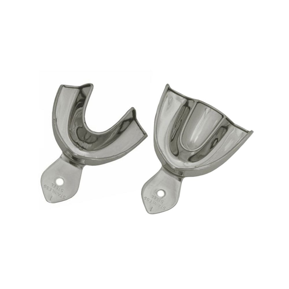 Gouttière inférieure solide avec bourrelet de rétention – Precision Dental, Impression Trays