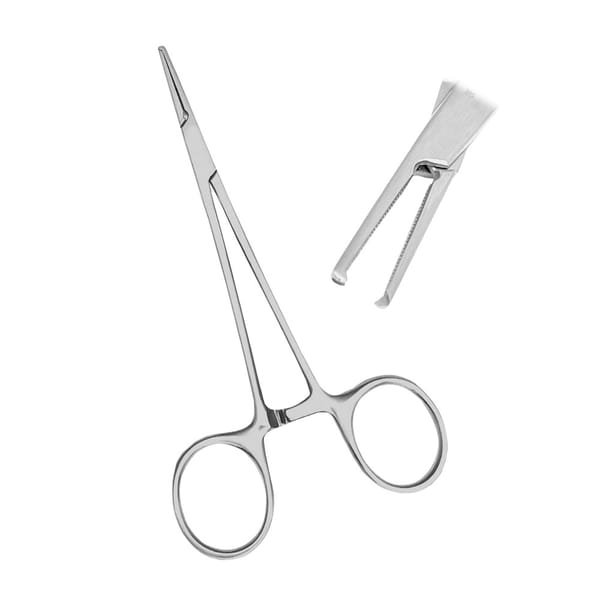 Halstead Mosquito Forceps 1×2 12.5cm Straight