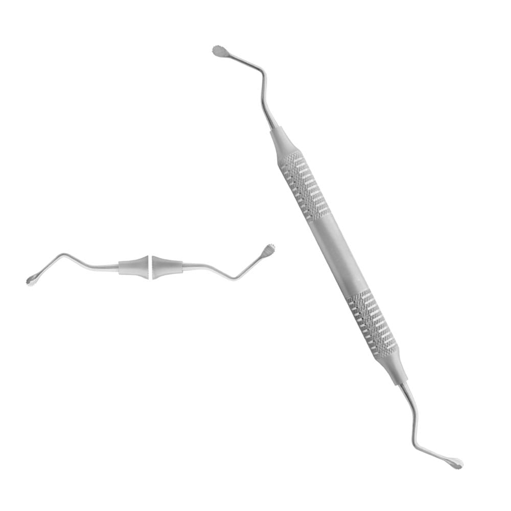 Lucas Bone Curette 4MM Micro Serrated – Precision Dental, Surgical Instruments