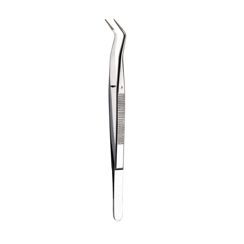 Meriam-Pinzette mit gezahntem Griff – Precision Dental, Tweezers & Forceps
