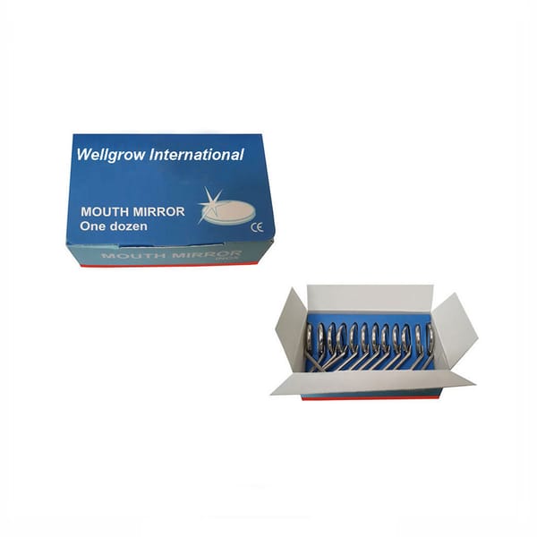 12-Pack Dental Mouth Mirror Heads