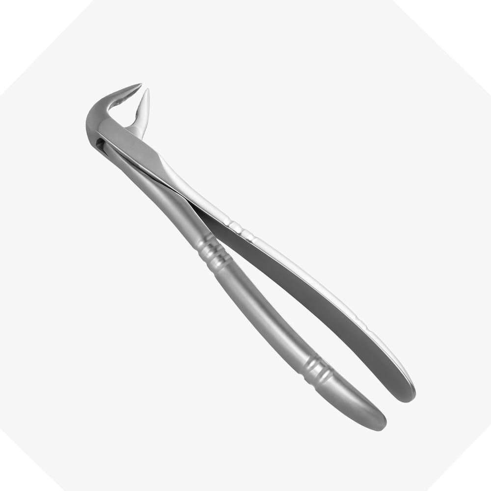 Deep Grip Extracting Forceps for Lower Roots and Narrow Anterior – Precision Dental, Extraction Forceps