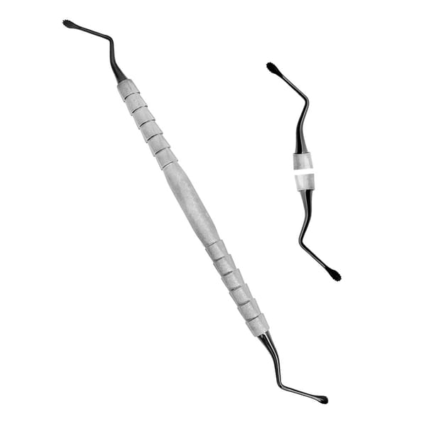 Lucas Bone Curettes Micro Serrated 3MM Titanium Coated Points