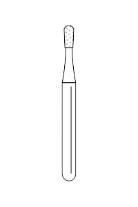 830012 – Pear – Premier Dental, Diamond Burs