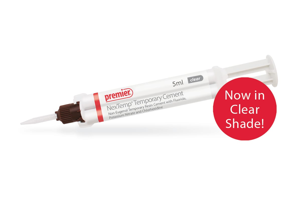 NexTemp® Temporary Cement - Standard Kit - Clear Shade – Premier Dental, Provisorische Kronen