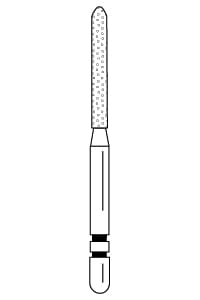244.10 – Bevel-End Cylinder – Premier Dental, Diamonds