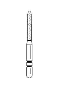 248.8 – Bevel-End Cylinder – Premier Dental, Diamonds