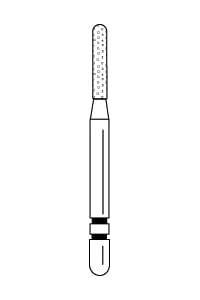 573.6 – Parallel Cylinder Round-End – Premier Dental, Diamanten