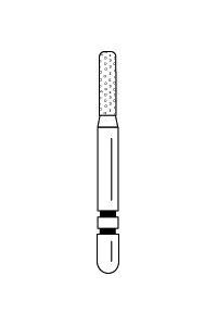 585.5 – KS Cylinder (Round Edge) – Premier Dental, Diamond Burs
