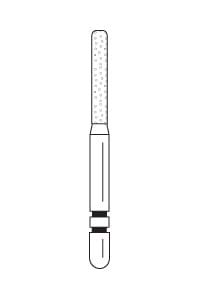 585.8 – KS Cylinder (Round Edge) – Premier Dental, Diamonds