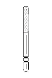 587.8 – KS Cylinder (Round Edge) – Premier Dental, Diamond Burs