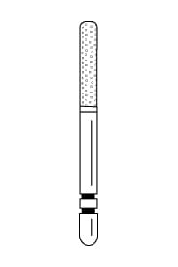 587.8 – KS Cylinder (Round Edge) – Premier Dental, Diamonds
