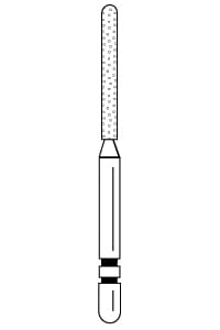588.10 – Parallel Cylinder Round-End – Premier Dental, Diamonds