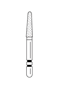 767.7 – Round-End Taper – Premier Dental, Diamond Burs