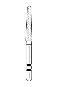 770.10 – Round-End Taper – Premier Dental, Diamonds