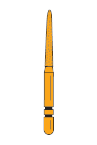 252.SC – GCP™ Gold-Plated Curettage – Premier Dental, Diamond Burs