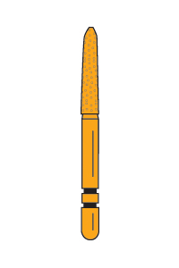 254.SB – GCP™ Gold-Plated Curettage – Premier Dental, Diamond Burs