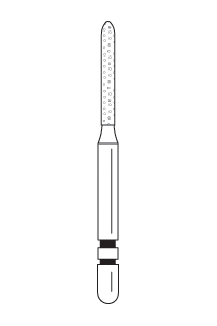 511.8 – Modified Beveled Cylinder – Premier Dental, Diamond Burs