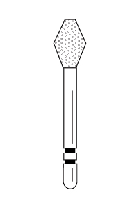 234 – Barrel – Premier Dental, Diamond Burs