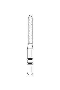 250.8 S ShortCut™ – Bevel-End Cylinder – Premier Dental, Diamanten