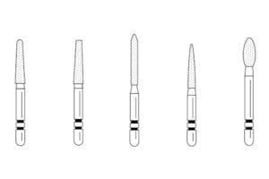 Assorted Crown 5-pack – Premier Dental, Diamonds