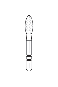 285.5 S ShortCut™ – Football – Premier Dental, Diamond Burs